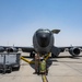 U.S. Air Force KC-135R Stratotanker Pilot Reviews Maintenance Log