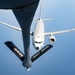 U.S. Navy P-8A Poseidon Flies Into Position To Be Refueled