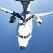 U.S Air Force KC-135R Stratotanker Refuels A U.S. Navy P-8A Poseidon