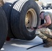 Truck used for COVID-19 missions receives new tires