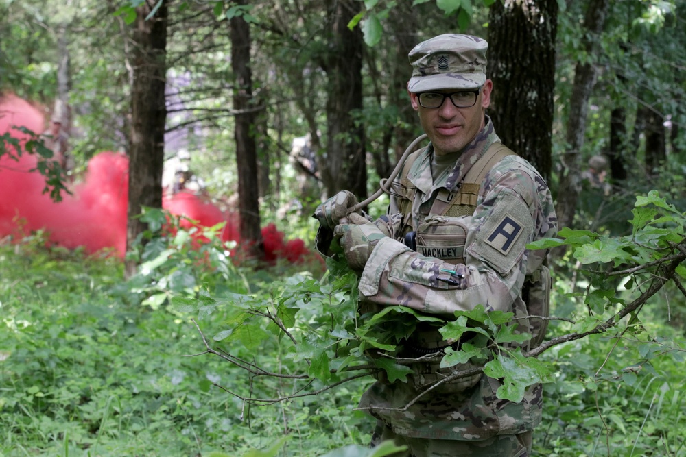 177th Armored Brigade facilitates training for the 1st Battalion, 279th Infantry Battalion