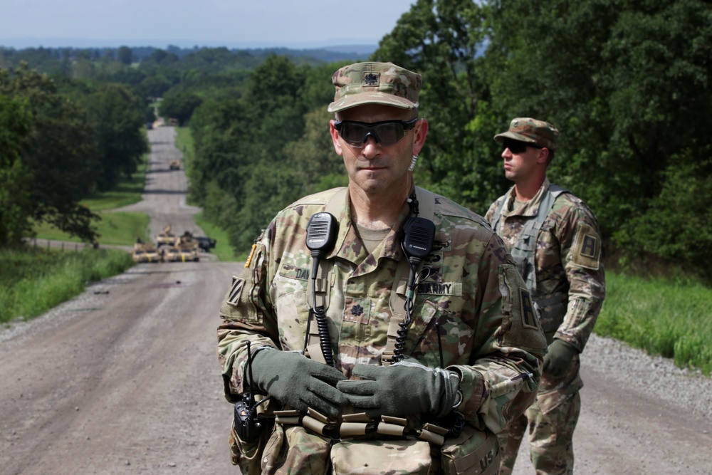 177th Armored Brigade facilitates training for the 1st Battalion, 279th Infantry Battalion