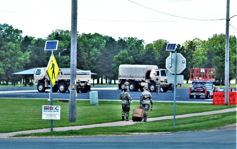 Troop operations at Fort McCoy