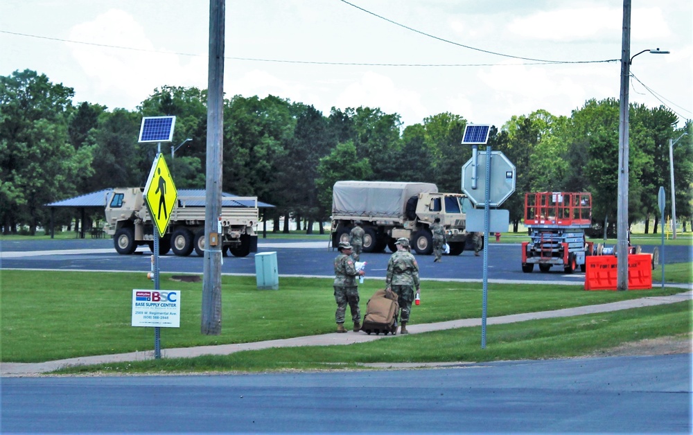 Troop operations at Fort McCoy