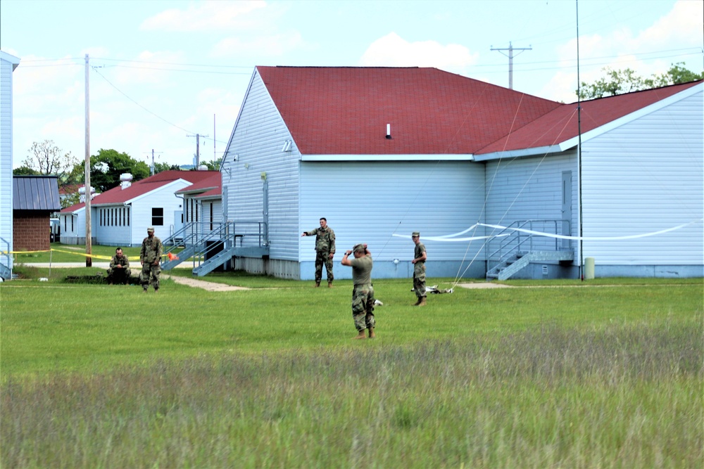 Troop operations at Fort McCoy