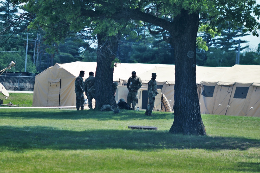 Troop operations at Fort McCoy