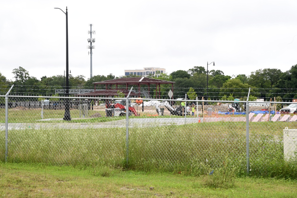 Division Street Gate entrance project continues