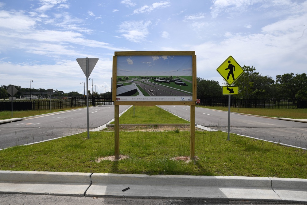 Division Street Gate entrance project continues