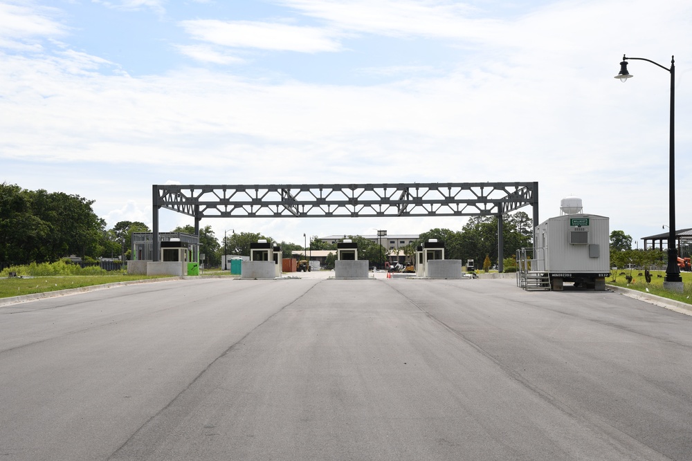 Division Street Gate entrance project continues