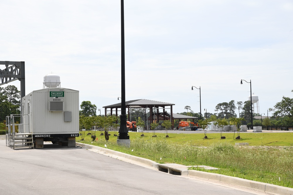 Division Street Gate entrance project continues