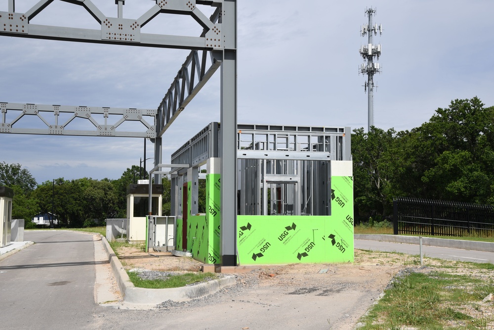 Division Street Gate entrance project continues