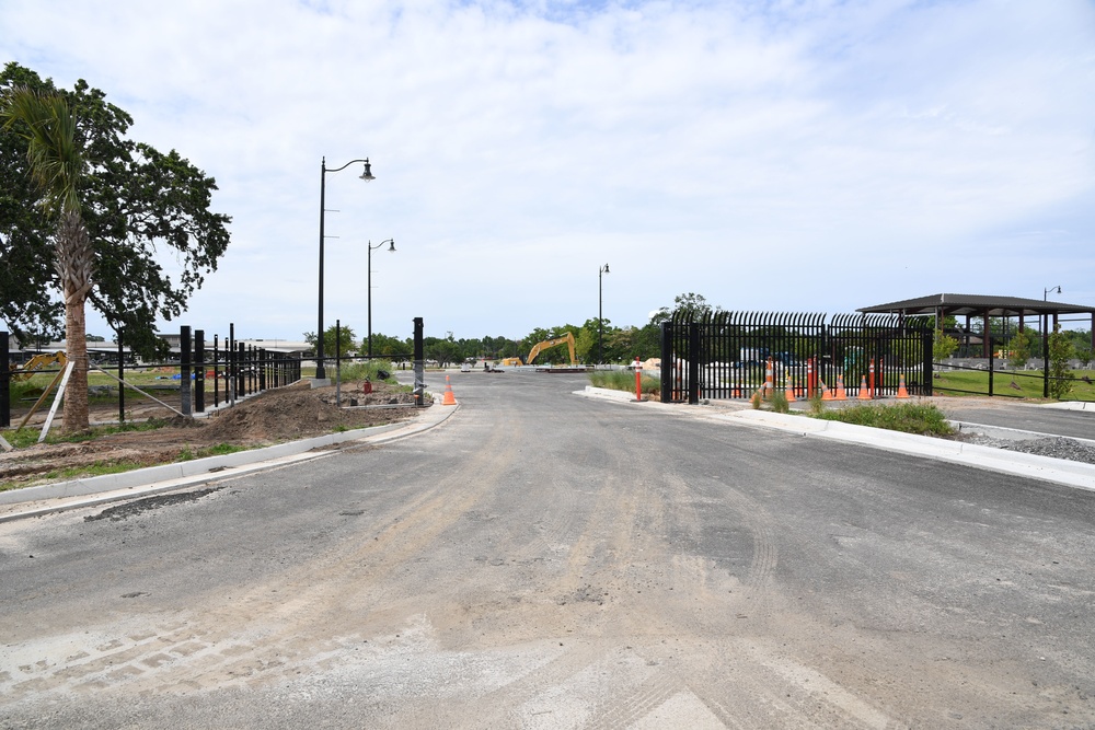 Division Street Gate entrance project continues