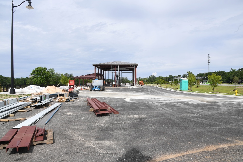 Division Street Gate entrance project continues