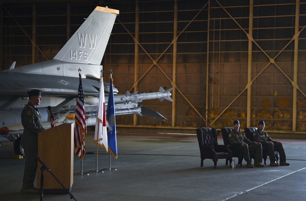 14th Fighter Squadron Change of Command