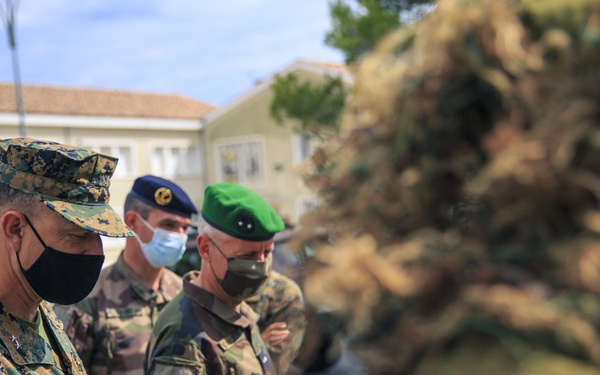 2d MARDIV CG visits French Forces