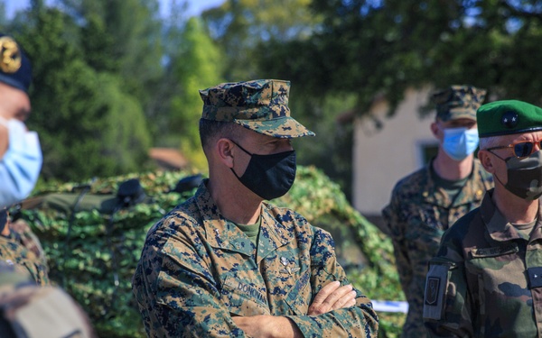 2d MARDIV CG visits French Forces