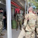 Military Police Commander brief U.S. Army Logisitics Team in Papua New Guinea