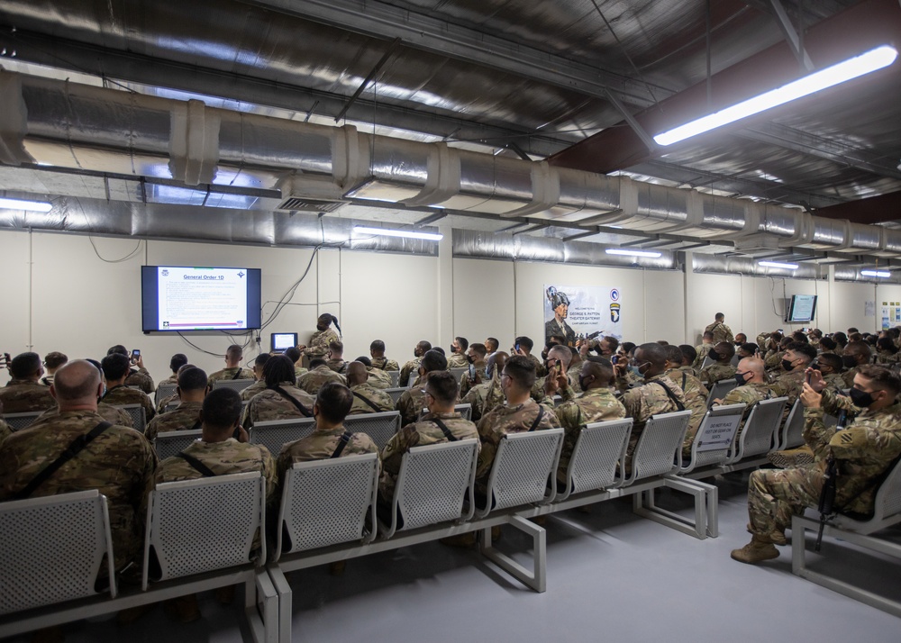 1st TSC Blue Team Arrives into Theater