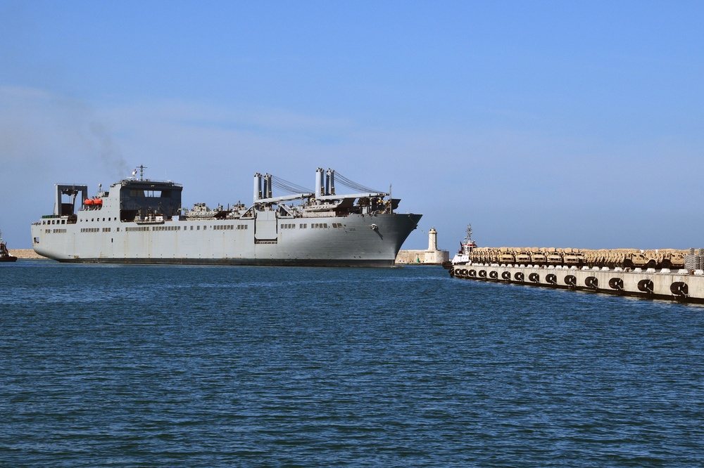 839th Transportation Battalion dock operations at Livorno Port