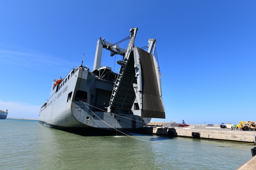 839th Transportation Battalion dock operations at Livorno Port
