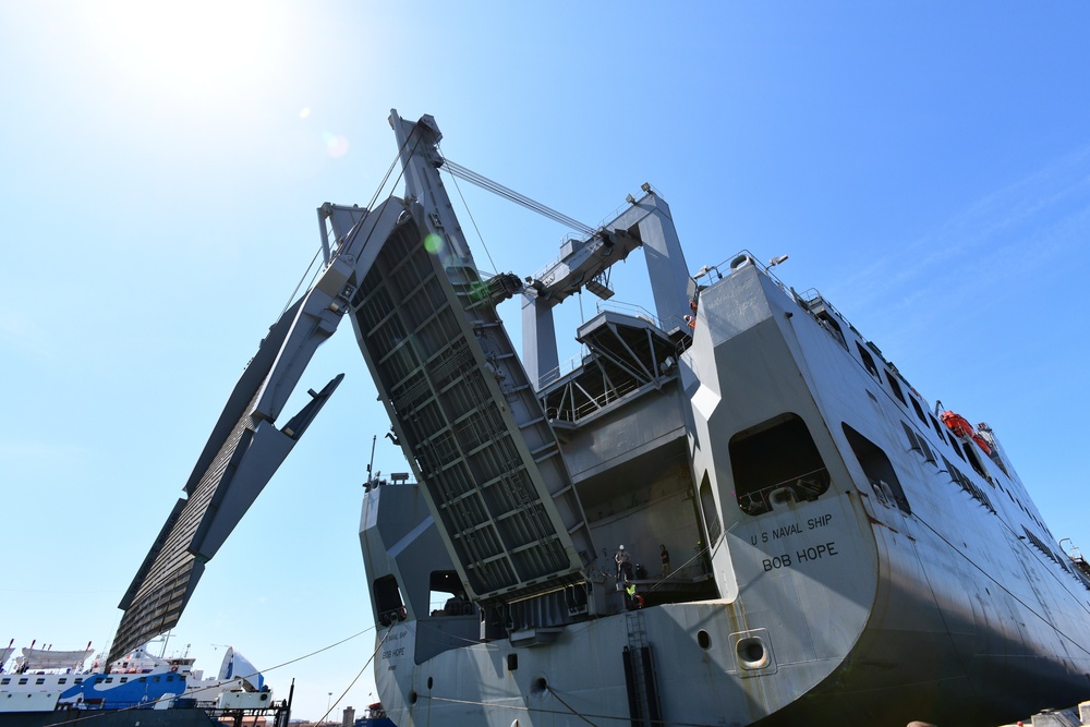 839th Transportation Battalion dock operations at Livorno Port