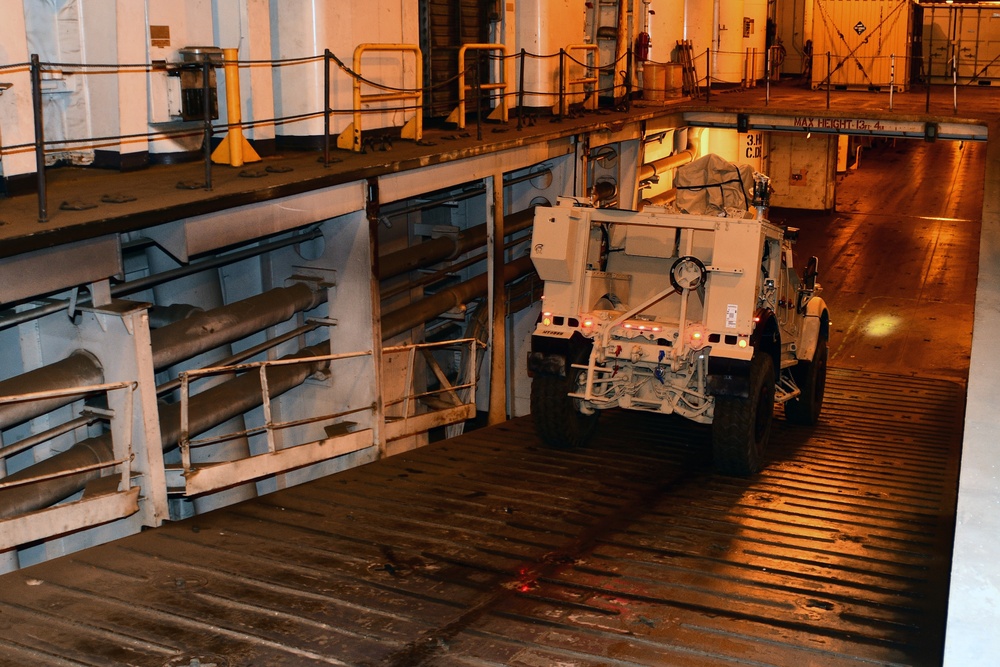 839th Transportation Battalion dock operations at Livorno Port