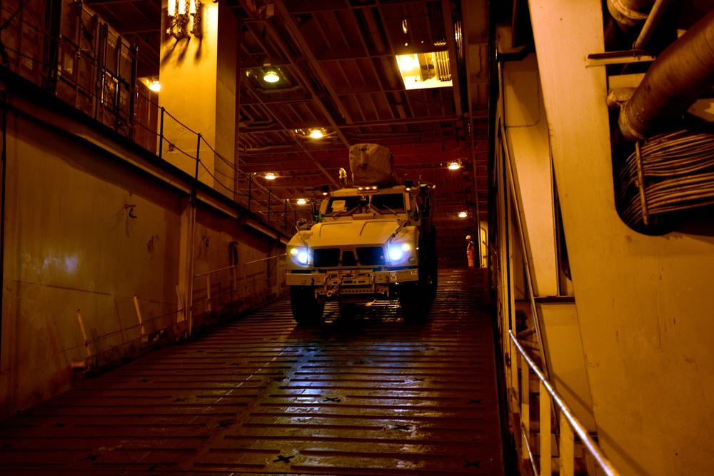 839th Transportation Battalion dock operations at Livorno Port