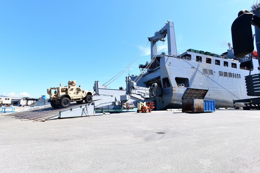 839th Transportation Battalion dock operations at Livorno Port