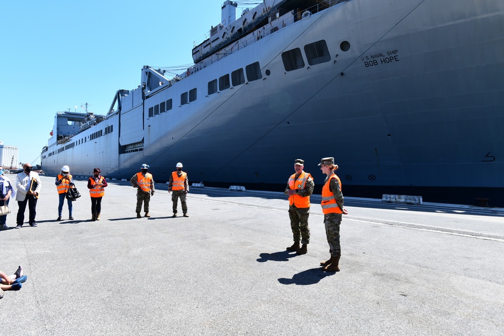 839th Transportation Battalion dock operations at Livorno Port