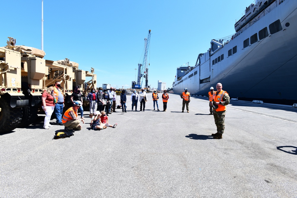 839th Transportation Battalion dock operations at Livorno Port