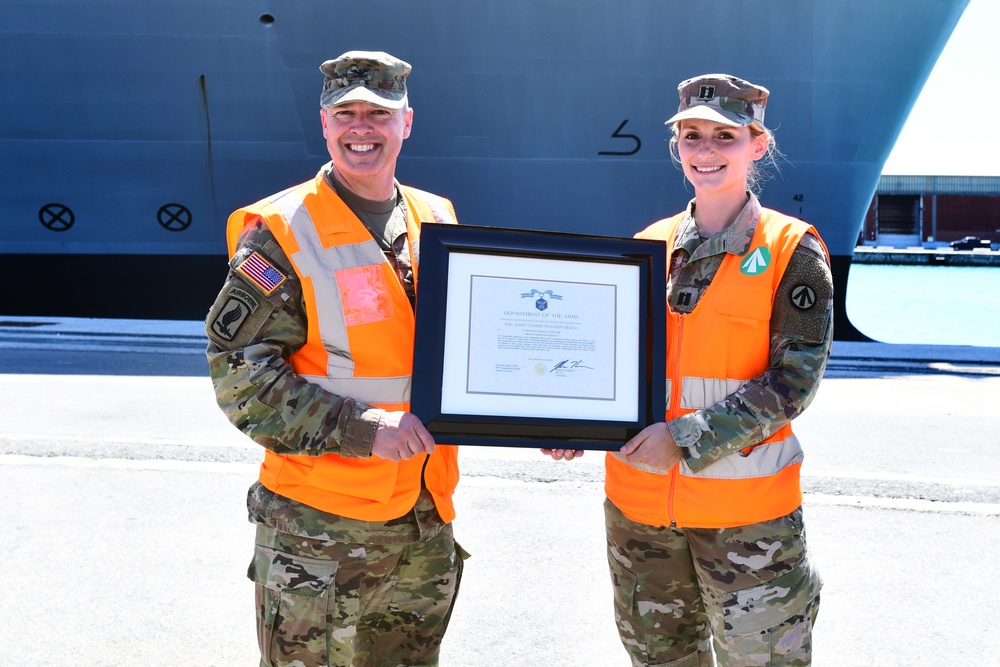 839th Transportation Battalion dock operations at Livorno Port