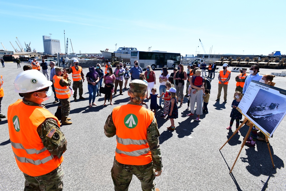 839th Transportation Battalion dock operations at Livorno Port