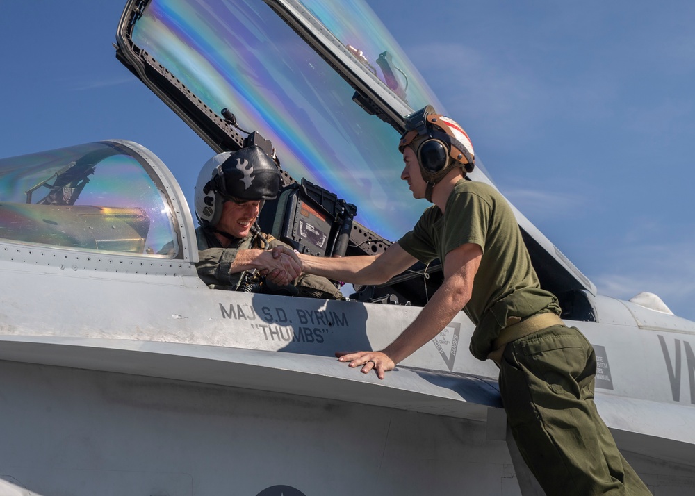 Marines practice defense counter air tactics with Finnish Air Force