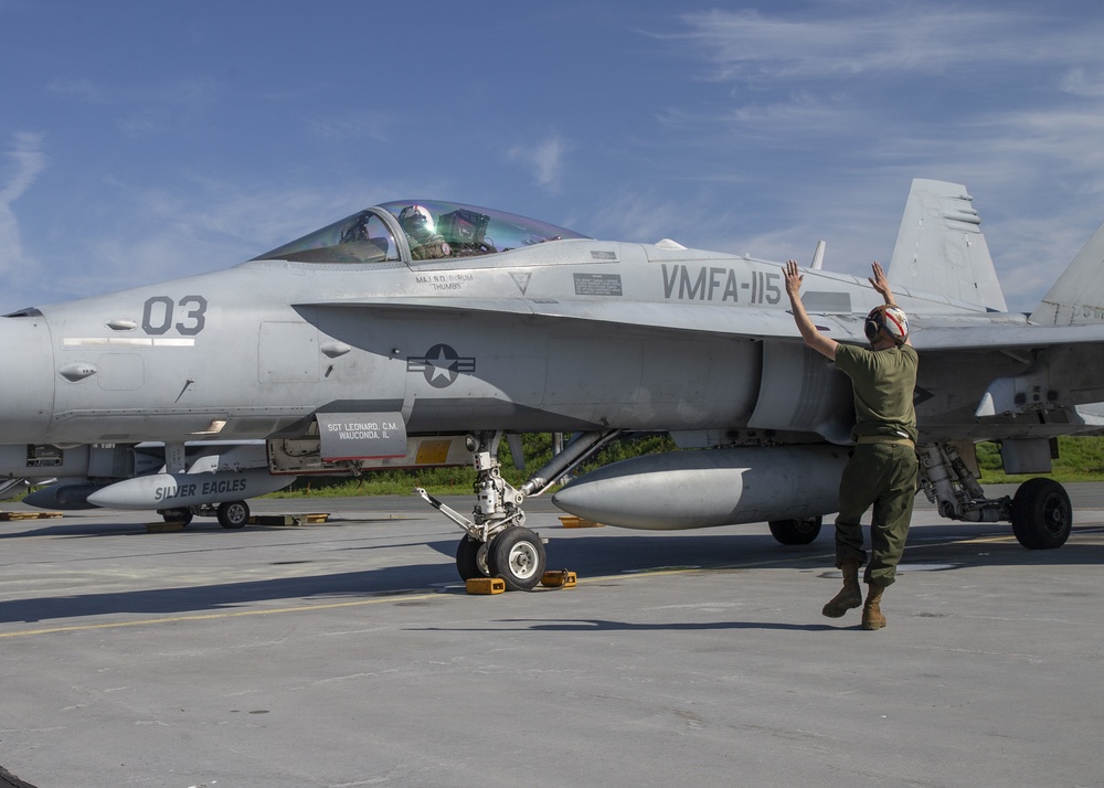 Marines practice defense counter air tactics with Finnish Air Force