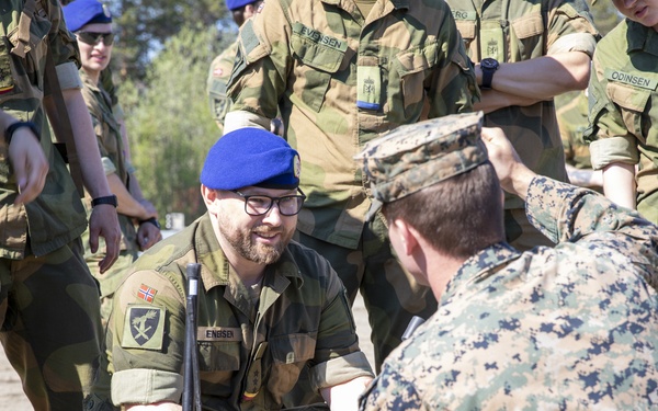 41st FAB and Norwegian Army Talk Shop