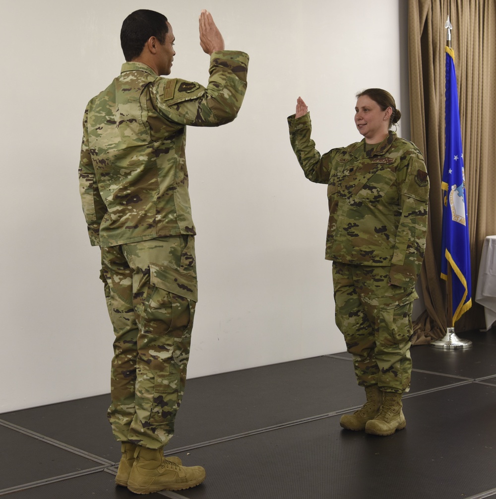 Lt. Col. Geller's promotion from major