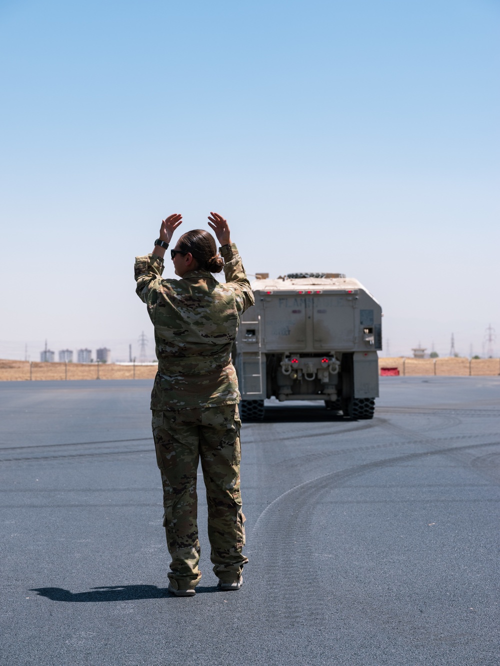 Task Force Phoenix fuelers in Erbil, Iraq