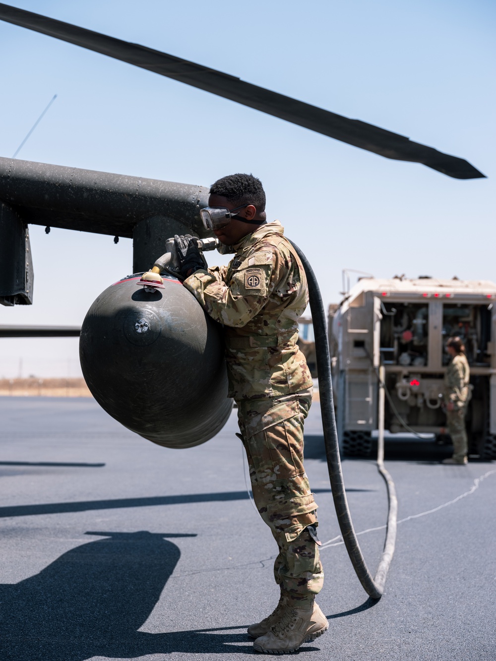 Task Force Phoenix fuelers in Erbil, Iraq