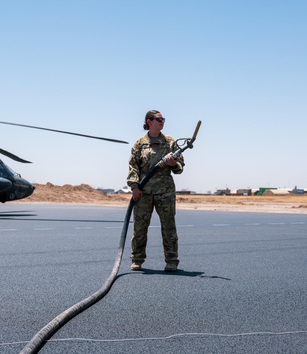 Task Force Phoenix fuelers in Erbil, Iraq