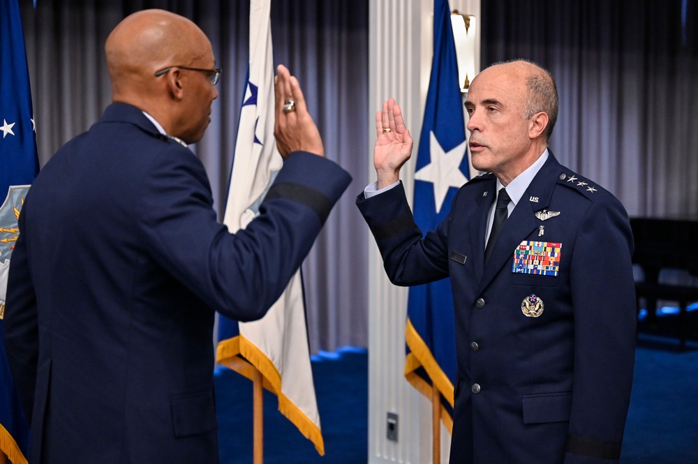 CSAF promotes Maj. Gen. Robert Miller