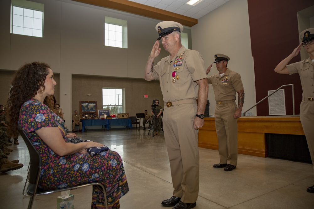 II MEF Command Master Chief Retirement Ceremony