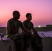 Taking a break at Camp Buehring, Kuwait