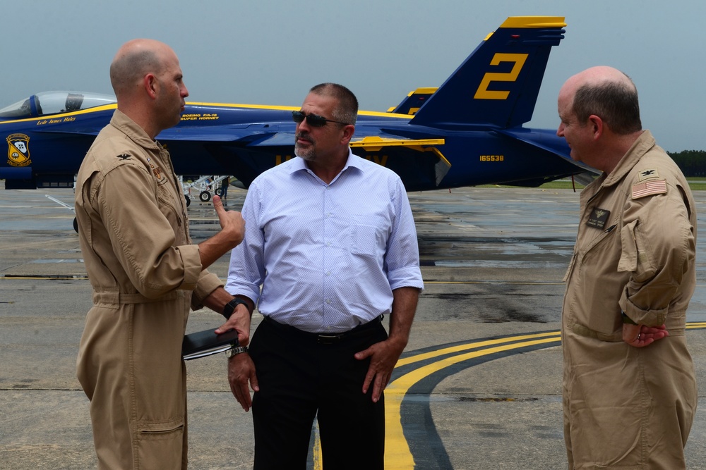 Acting Assistant Secretary of the Navy (Energy, Installations and Environment) visits Naval Air Station (NAS) Pensacola