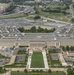 Aerial photos over Pentagon and National Mall