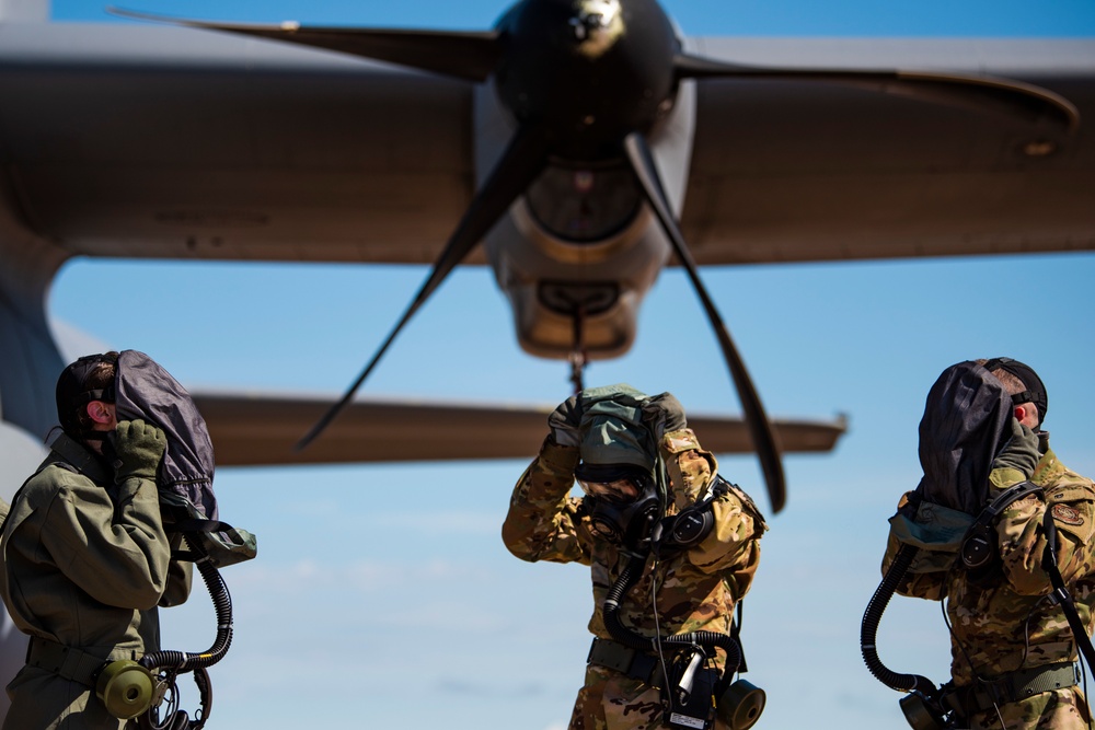 317th AW tests 2PUG aircrew chem gear