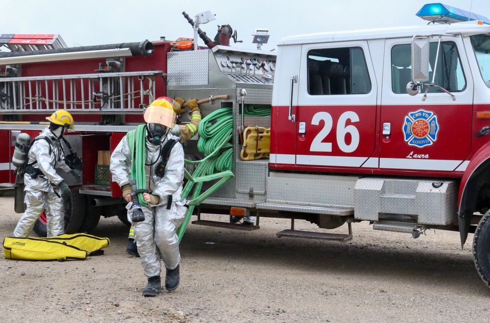 Camp Bondsteel conducts MEDEVAC exercise