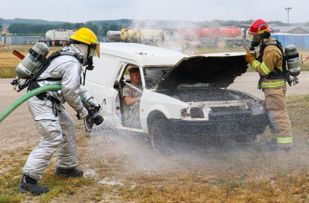 Camp Bondsteel conducts MEDEVAC exercise