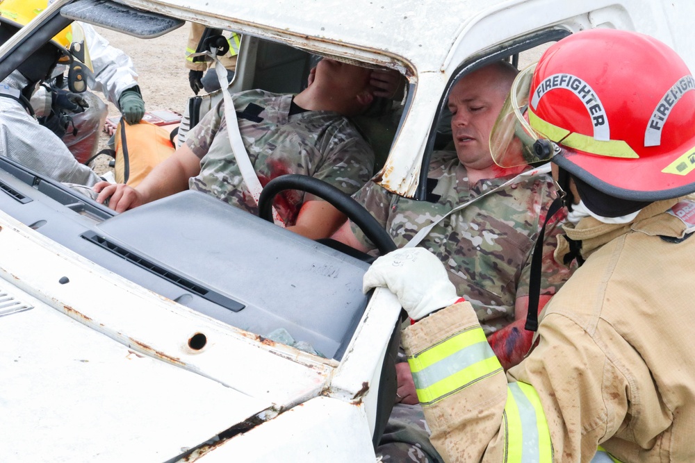 Camp Bondsteel conducts MEDEVAC exercise