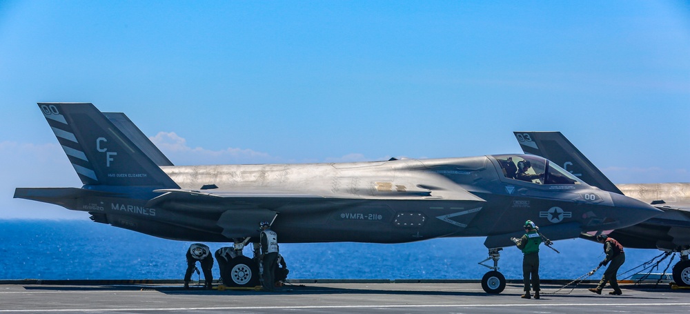 VMFA-211 Supports Italian Led Exercise Falcon Strike 21