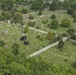 Aerial photos over Pentagon and National Mall